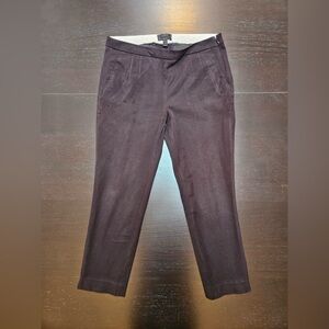 JCrew Martie Black Ankle Length Pants —Cotton Blend—